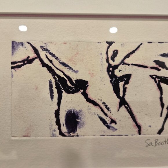 Professionally Framed Sa Boothroyd 2 frame "Dancers" Print 19/60 - Picture 2 of 8